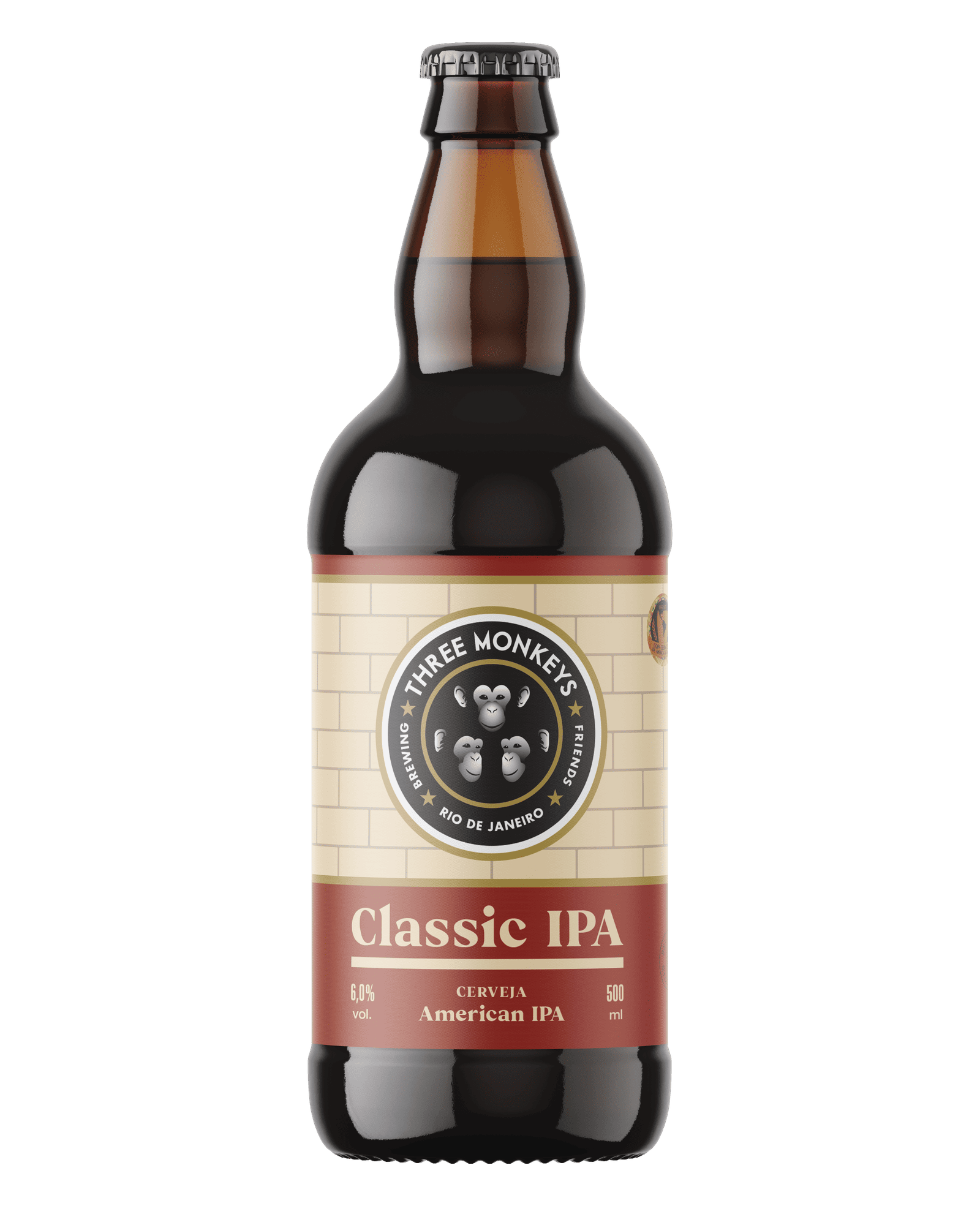 classic-ipa-500 v5 Lata da cerveja Three Monkeys Beer Classic IPA de 500ml