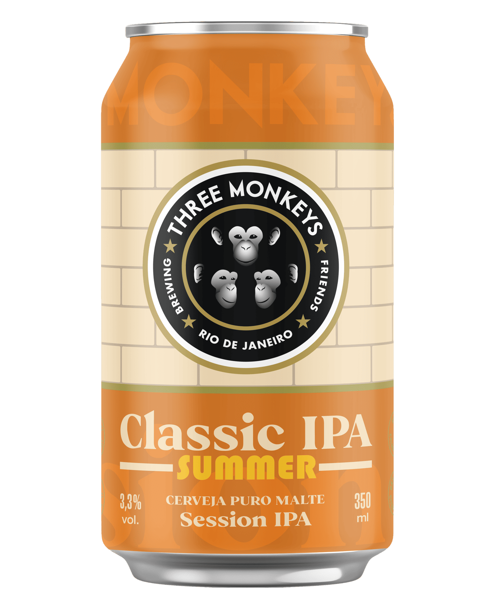 classic-ipa-summer-350 v5 Lata da cerveja Three Monkeys Beer Classic IPA Summer de 350ml
