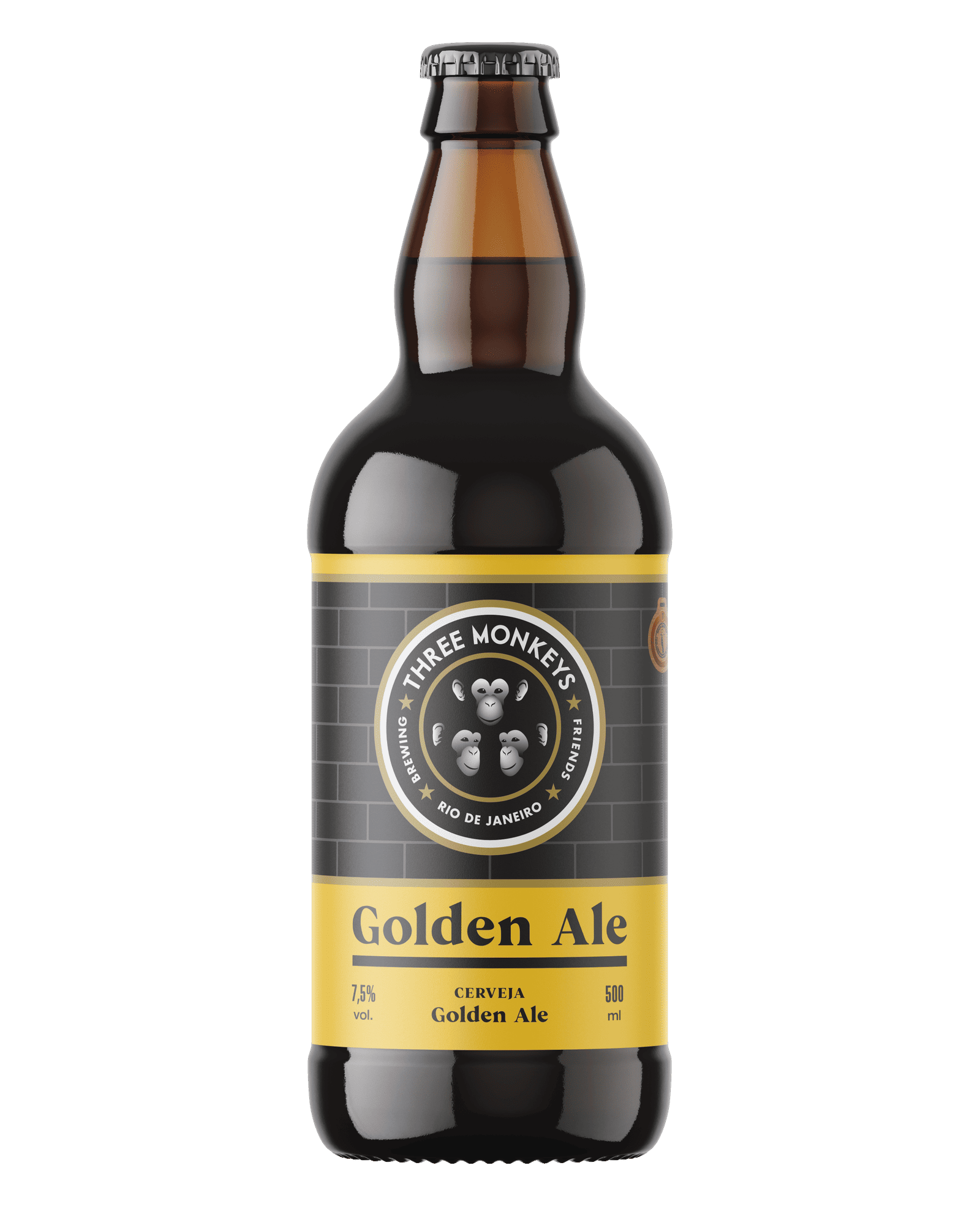 golden-ale-500 v5 Lata da cerveja Three Monkeys Beer Golden Ale de 500ml