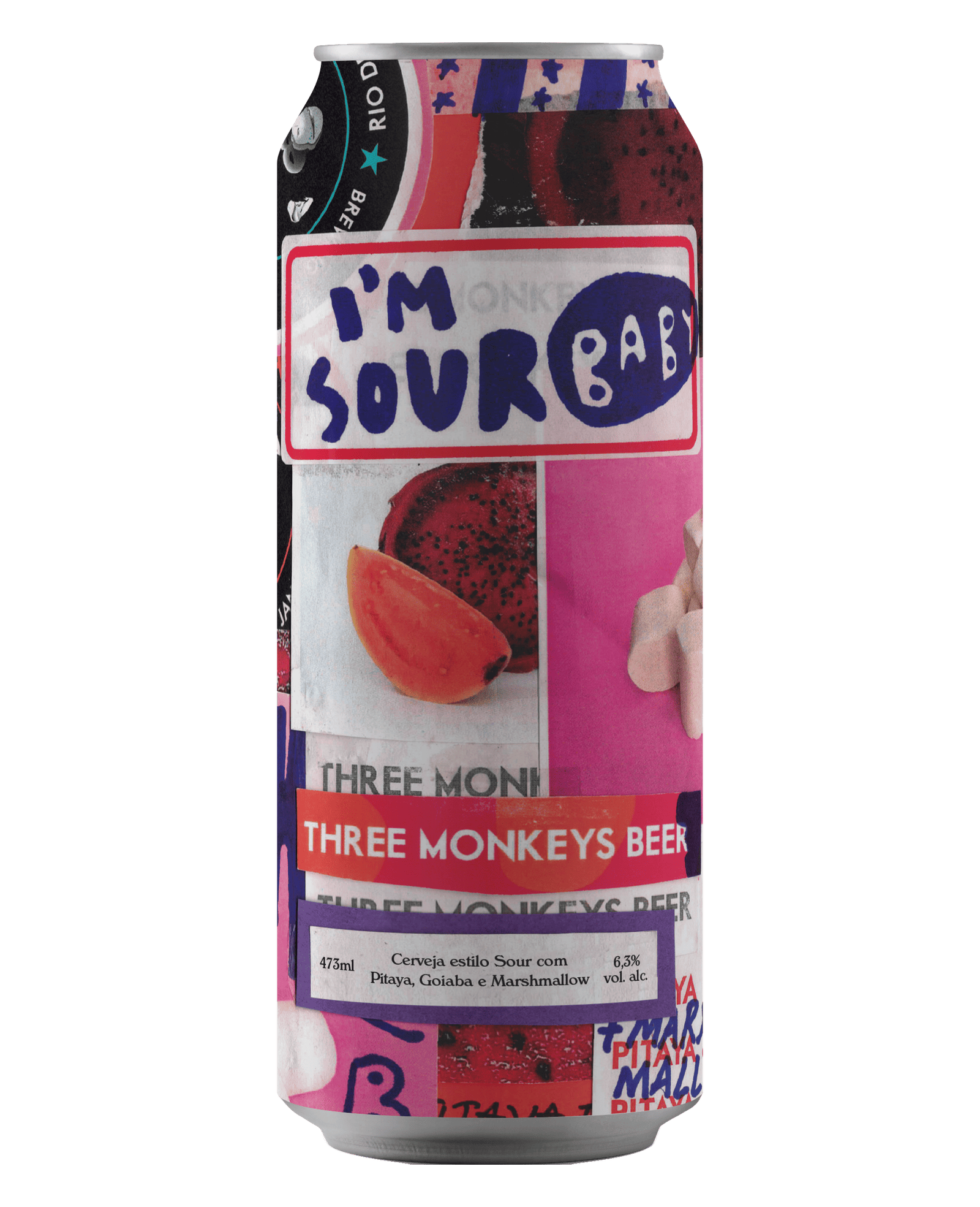 im-sour-baby-473 v5 Lata da cerveja Three Monkeys Beer I'm Sour, Baby! de 473ml
