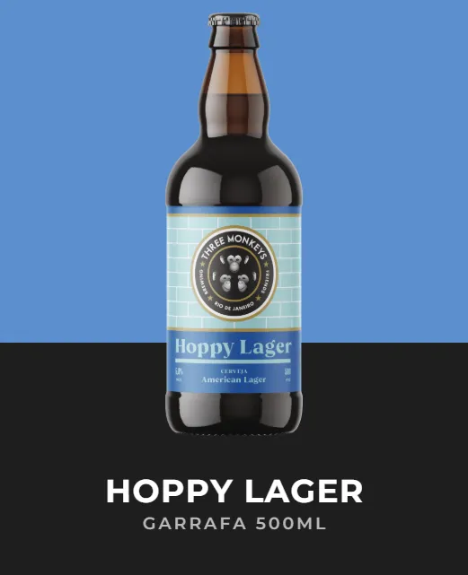 HOPPY LAGER garrafa 500ml
